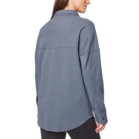 New Mondetta Women's Soft Plush Cozy Moisture Wicking Snap Button Up Shirt - Picture 5 of 7